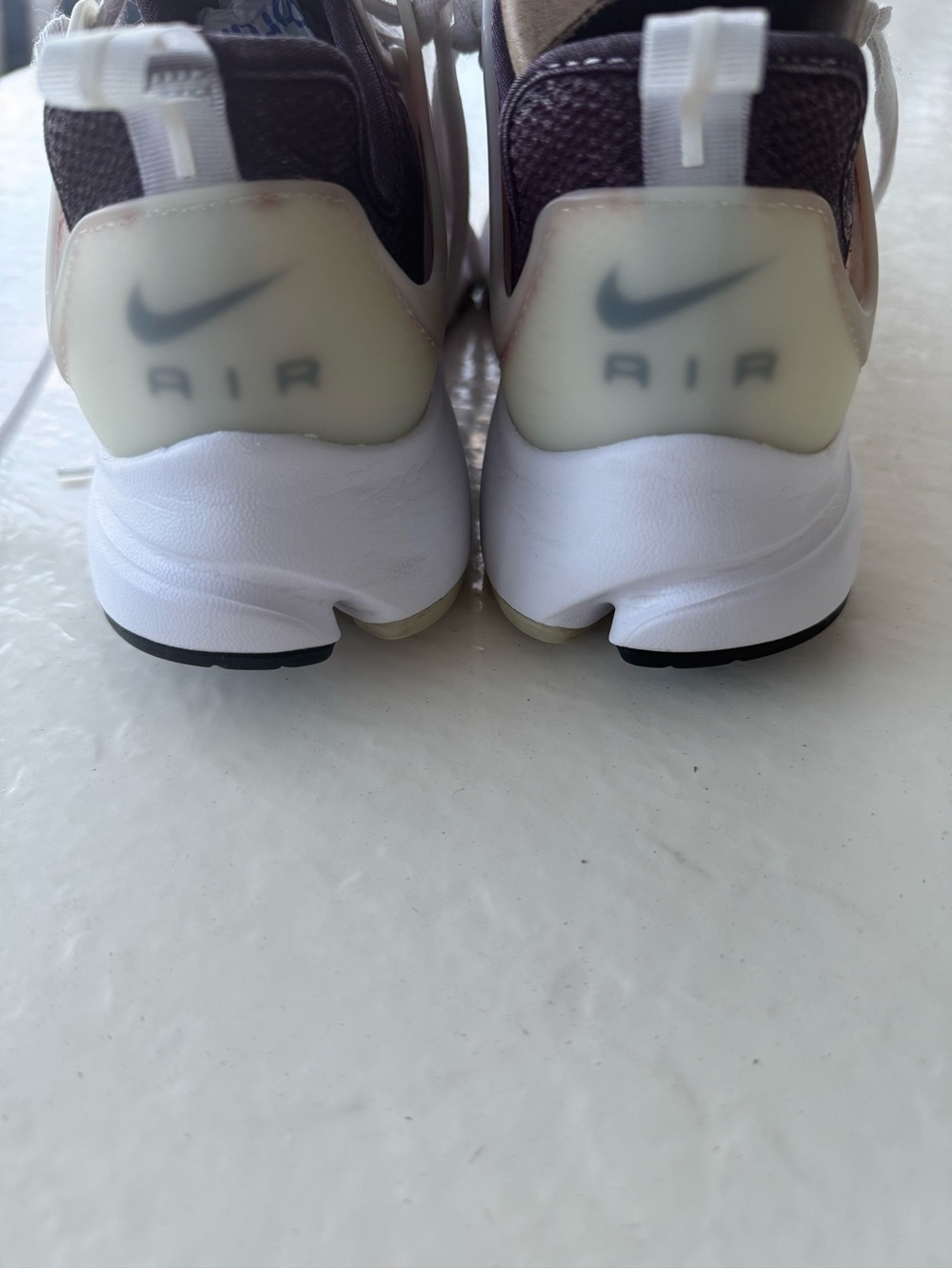 Nike Air Presto Purple White Sneakers Women US 8 EU 39 Comfortable Running 👟. - Picture 7 of 11